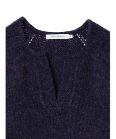 AMERICAN HOLIC ミックスヤーンカフタンニットプルオーバー