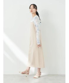 earth music&ecology バックスリットＩラインキャミワンピース
