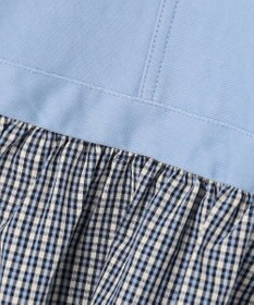 組曲 KIDS 【150-170㎝】チェックドッキング ワンピース