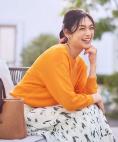 ANY アクリルガーターニット