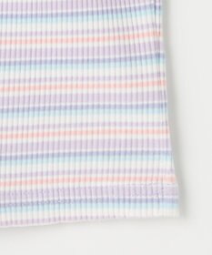 ANY KIDS オン・オフショルダー ボーダー Tシャツ