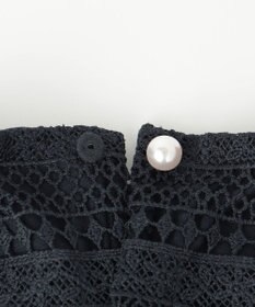 組曲 L ボーダーレース ブラウス