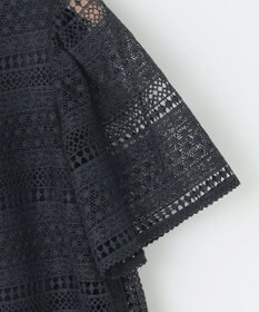 組曲 S ボーダーレース ブラウス