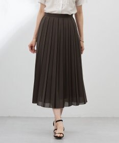 J.PRESS LADIES 【洗える】シアータフタ プリーツ スカート