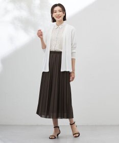 J.PRESS LADIES 【洗える】シアータフタ プリーツ スカート