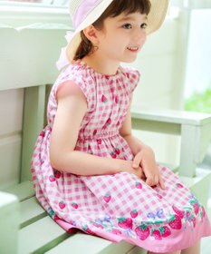 ANY KIDS 総柄 サマーワンピース