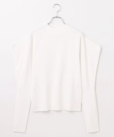 #Newans 【洗える】スクエアショルダーポイントニット