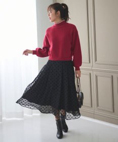 Feroux パール襟 ニット