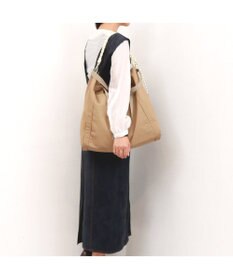 UNBILLION カシュカシュ cachecache / コード編みハンドルビッグナイロントート