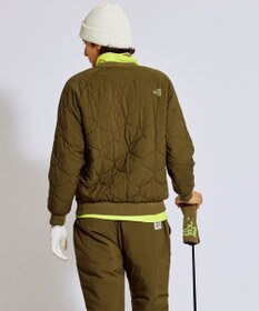 PW CIRCULUS 【3層レイヤー構造ボンディング×中綿キルティング】【MEN】中綿プルオーバー ゴルフ