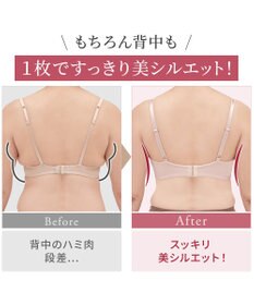 BRADELIS New York 【BRADELIS NewYork peace】すっきり楽ちん綿混ブラ 接触冷感 速乾機能で快適なノンワイヤー補整ブラ