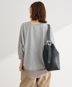 Green Parks 七分袖ドルマン裏毛シアードッキングプルオー