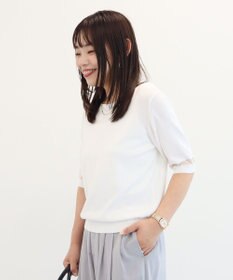 Green Parks 袖シアーニットプルオーバー