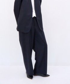 ATON 【26FW】WOOL TROPICAL | ピンタックイージーパンツ