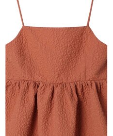 Green Parks ・ＥＬＥＮＣＡＲＥ　ＤＵＥ　フクレジャカードキャミソール