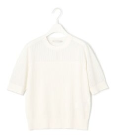 ICB L 【洗える】 レースニットトップス