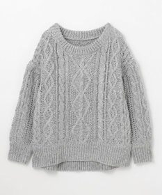 GRACE CONTINENTAL スパングルケーブルニット