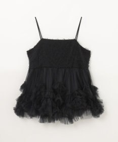 GRACE CONTINENTAL チュールフリルキャミソール