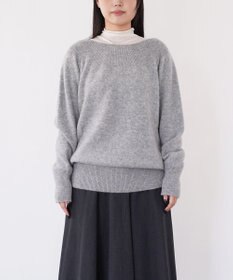 TOQUE 〈大草直子さんアドバイザー〉ベビーアルパカ×ウール縮絨ニットラグランスリーブ