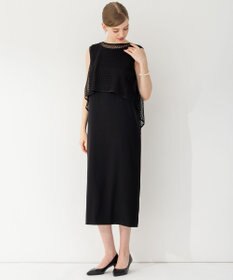 23区 【APPLAUDIR】クリスタルフラワーコンビ ドレス