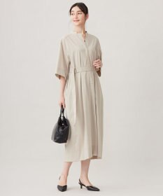 自由区 L 【カタログ掲載・接触冷感・UVケア・洗える】ファンクショナルクロス ワンピース