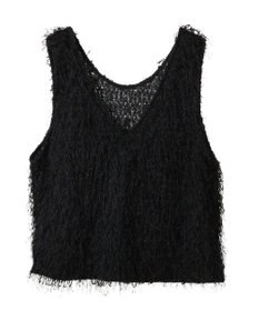 AMERICAN HOLIC 【前後2way】サイドスリットシャギーベスト