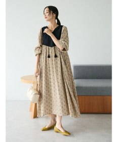 CRAFT STANDARD BOUTIQUE レーヨンキルト切替ワンピース