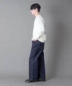 WEGO 【ユニセックス着用ITEM】アクセ付きフォトグラフィックプルオーバー