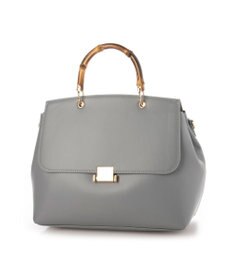 UNBILLION cachecache バンブーハンドルフラップショルダー