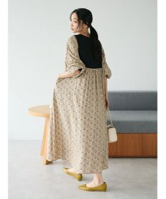 CRAFT STANDARD BOUTIQUE レーヨンキルト切替ワンピース