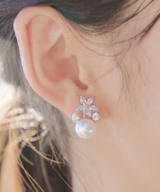 Tiaclasse 【金属アレルギー対応】ブルースターパールピアス・イヤリング