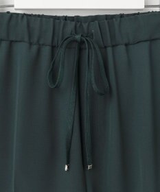23区 S 【洗える】ドライダブルサテン ドロスト パンツ