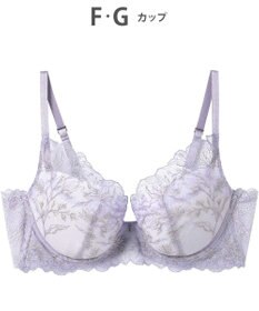 AMPHI ブラジャー ふっくらまる胸キープ 脇高設計 背中をスムージング Gカップまで対応 大きいサイズ 【Hold Day Bra ホールドデイブラ】 ブラ BYJ382 アンフィ／ワコール