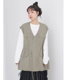 earth music&ecology ドロストコードジレ