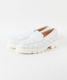 BONTRE 【LucaGrossi/ルカグロッシ】厚底レザー編み込みローファー/K356M-USO