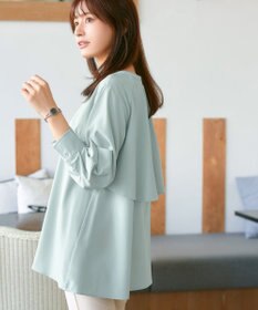 Tiaclasse L バックフレアヨークチュニック