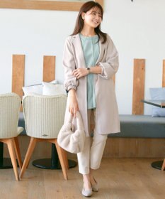 Tiaclasse L バックフレアヨークチュニック