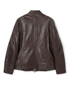 JOSEPH HOMME 【洗い加工】シュリンクエアレザー 　シングルライダースジャケット