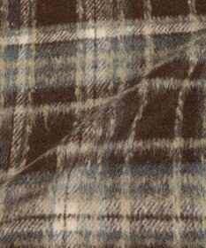 AMERICAN HOLIC フード付きシャギーチェックシャツ