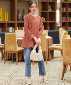 Tiaclasse L バックフレアヨークチュニック