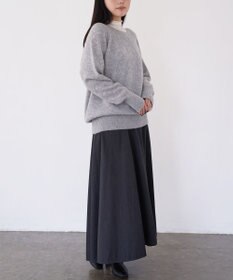 TOQUE 〈大草直子さんアドバイザー〉ベビーアルパカ×ウール縮絨ニットラグランスリーブ