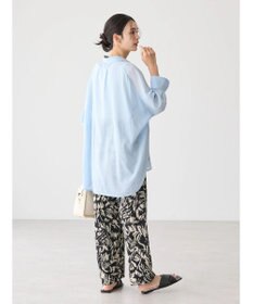 AMERICAN HOLIC 接触冷感５分袖変形ドルマンシアーシャツ