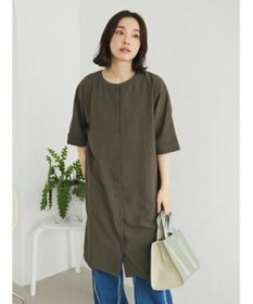 Green Parks 前後２ｗａｙミディ丈タックワンピース