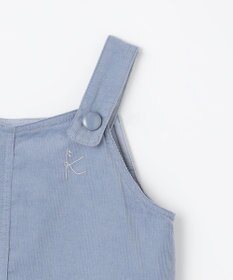 組曲 KIDS 【100㎝】モノトーンフラワーコーデュロイ ワンピース