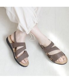 Pointer 本革 甲幅調整 マジックテープ付きサンダル