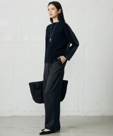 自由区 【セットアップ対応】ウールミラノボトルネック ニット