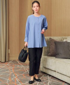 Tiaclasse L バックフレアヨークチュニック