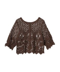 Green Parks ・ＳＵＧＡＲ　ＳＰＯＯＮ　２ｗａｙクロシェカーディガン