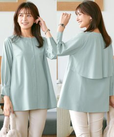 Tiaclasse L バックフレアヨークチュニック