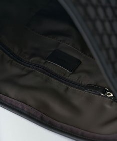 MIYABIYA LAQUOH【撥水加工】篭目柄エンボスボンディング バケツ型2WAYショルダー